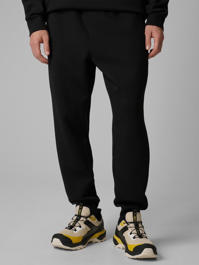 4F Spodnie dresowe joggery męskie - czarne S