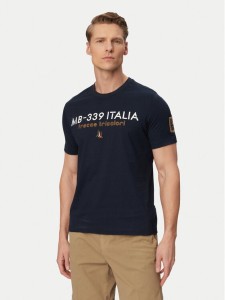 Aeronautica Militare T-Shirt 261TS2523UJ00682 Granatowy Regular Fit
