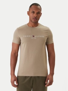 Tommy Hilfiger T-Shirt Logo MW0MW11797 Zielony Regular Fit