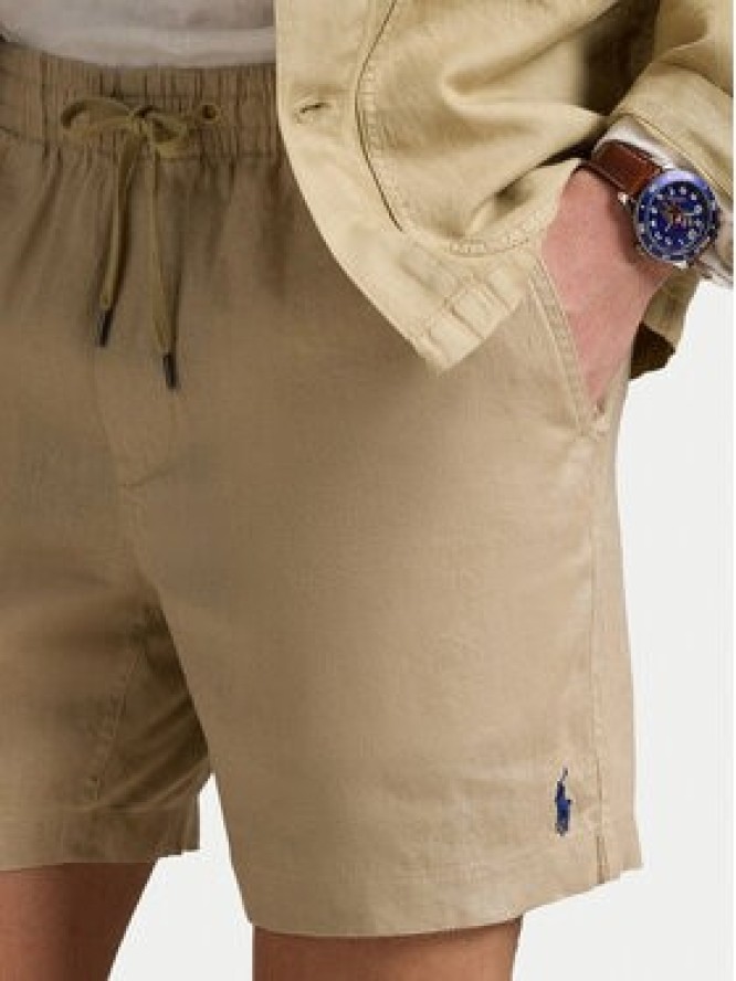 Polo Ralph Lauren Szorty materiałowe 710958586002 Beżowy Classic Fit