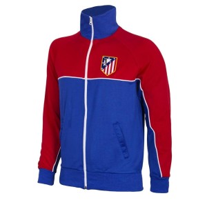 Koszulka retro piłkarska dla dorosłych - Atletico de Madrid Color Block - Czarna