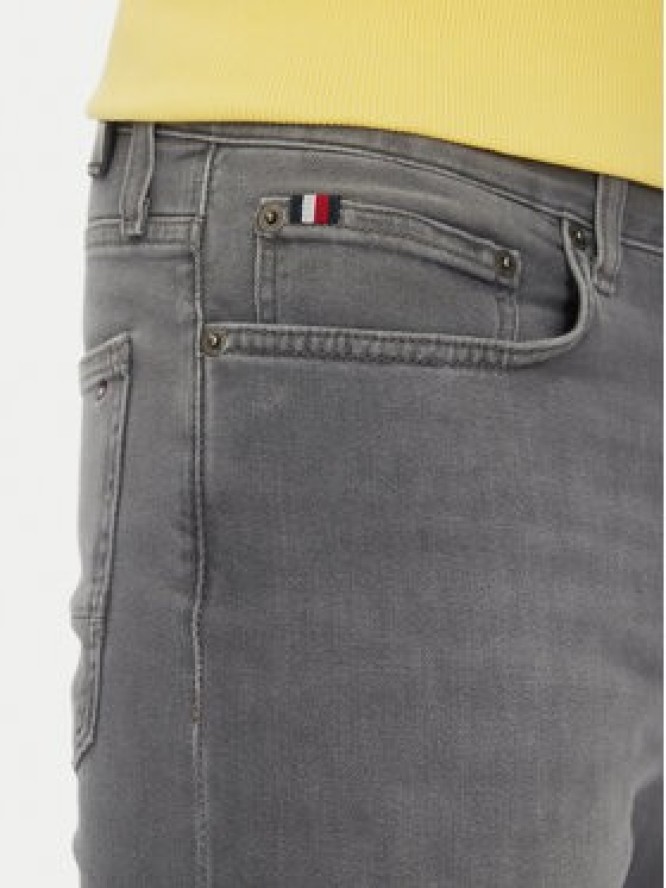 Tommy Hilfiger Jeansy Bleecker MW0MW38828 Szary Slim Fit