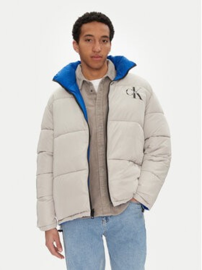 Calvin Klein Jeans Kurtka zimowa 90's J30J324438 Niebieski Oversize