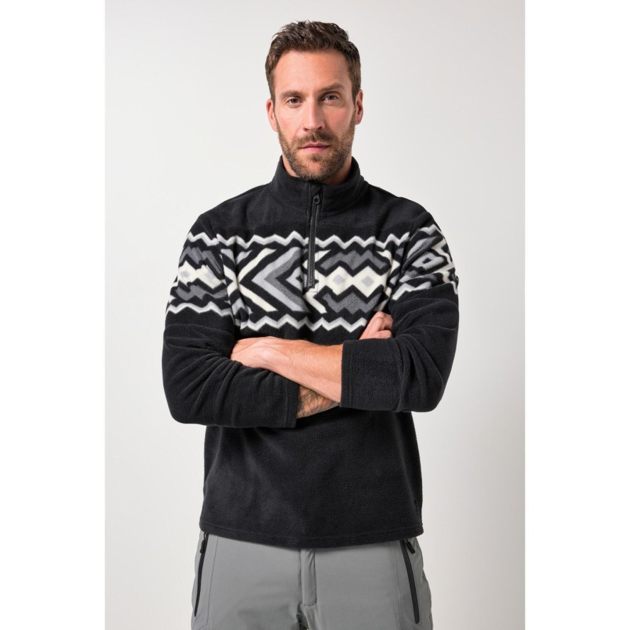 Męska Półgolf polarowy odzież narciarska ultralekki polar poziom 1