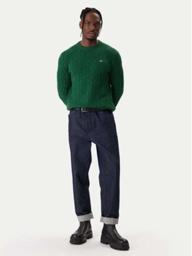 Gant Sweter 8050213 Zielony Regular Fit