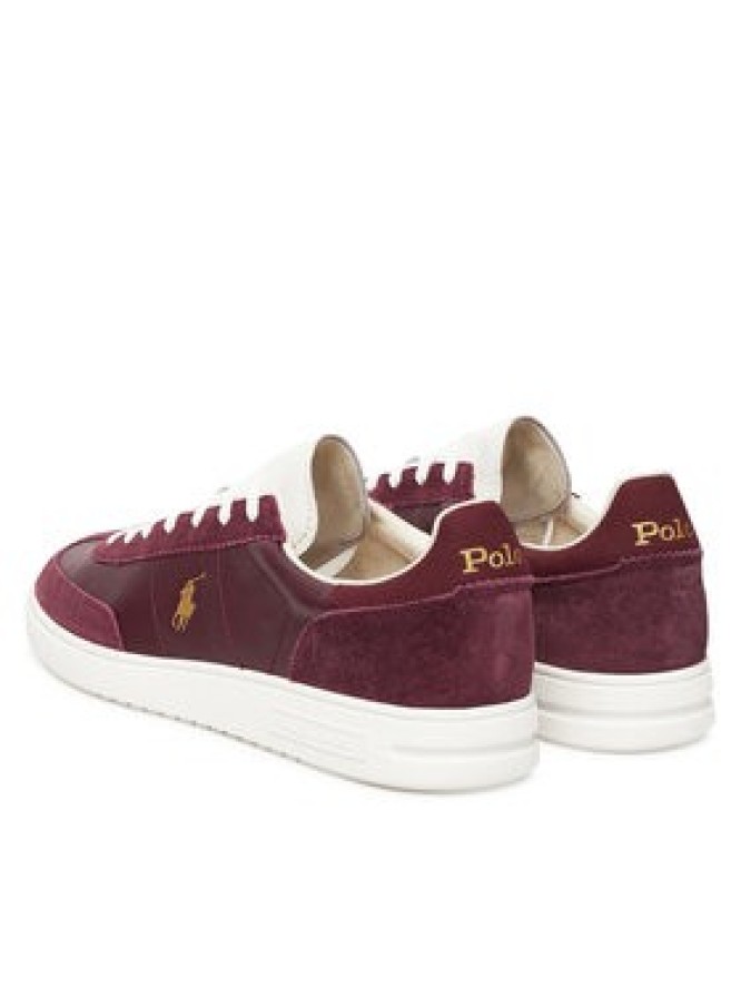 Polo Ralph Lauren Sneakersy 809973701004 Bordowy