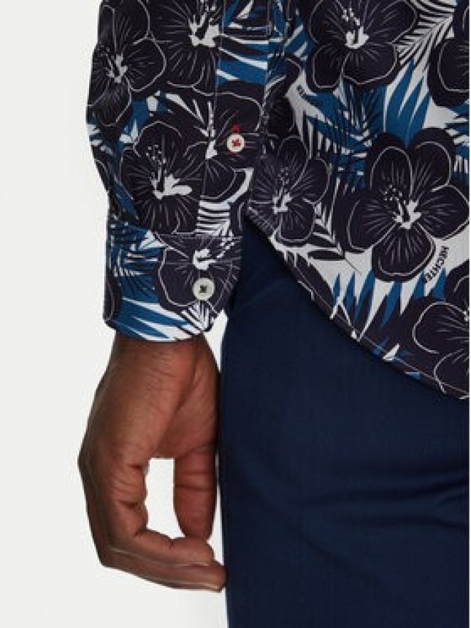 Hechter Paris Koszula 60267 151604 Granatowy Modern Fit
