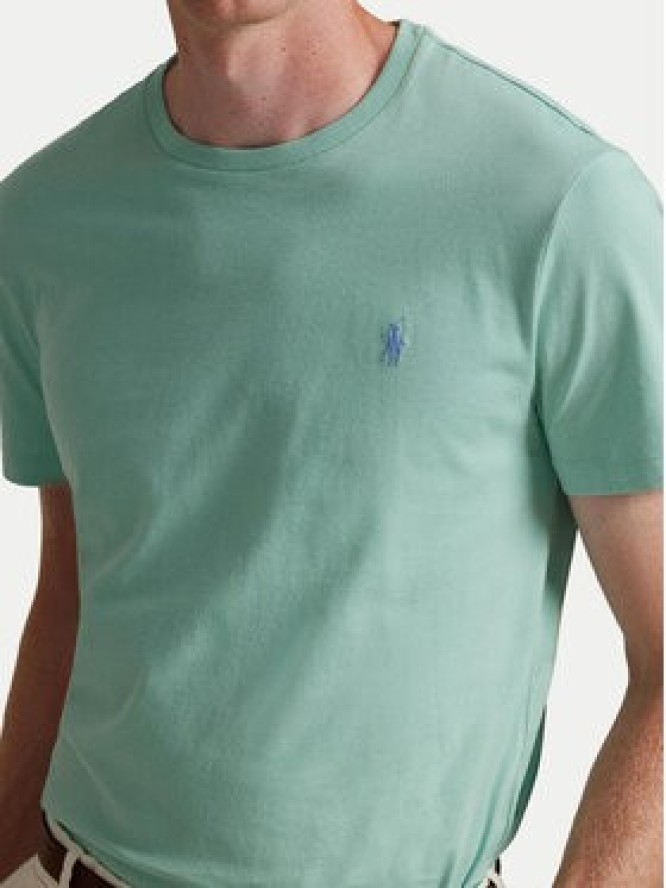 Polo Ralph Lauren T-Shirt 710671438507 Zielony Custom Slim Fit