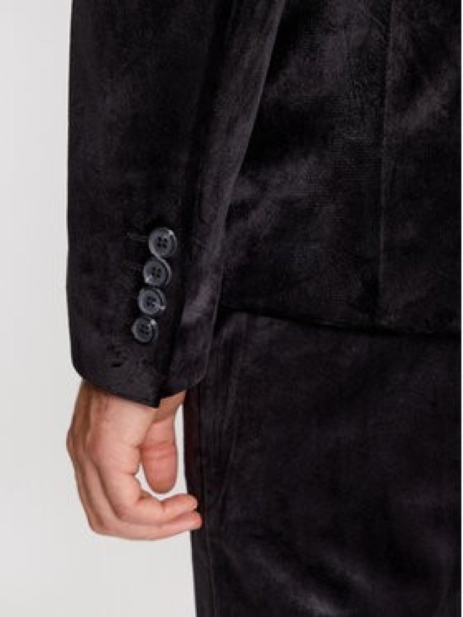 Guess Marynarka Fulham M3BN15 K54M0 Czarny Regular Fit