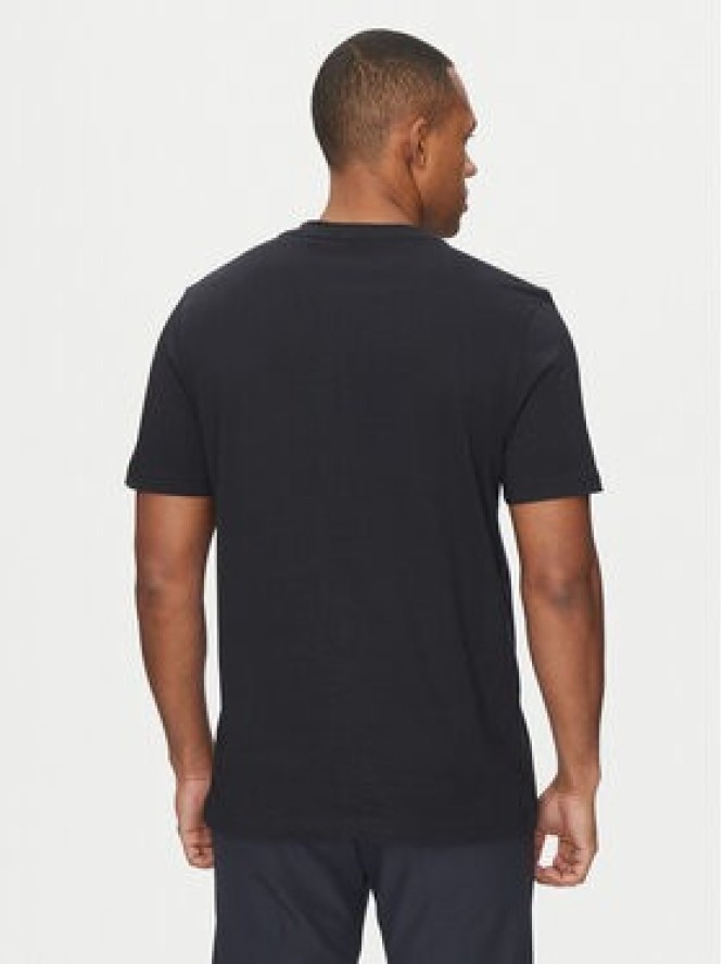 BOSS T-Shirt Tape Logo 50530990 Granatowy Regular Fit