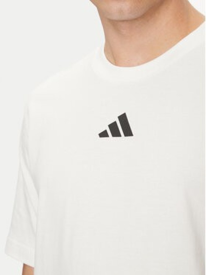 adidas T-Shirt German Engineering Graphic JP1527 Biały Regular Fit
