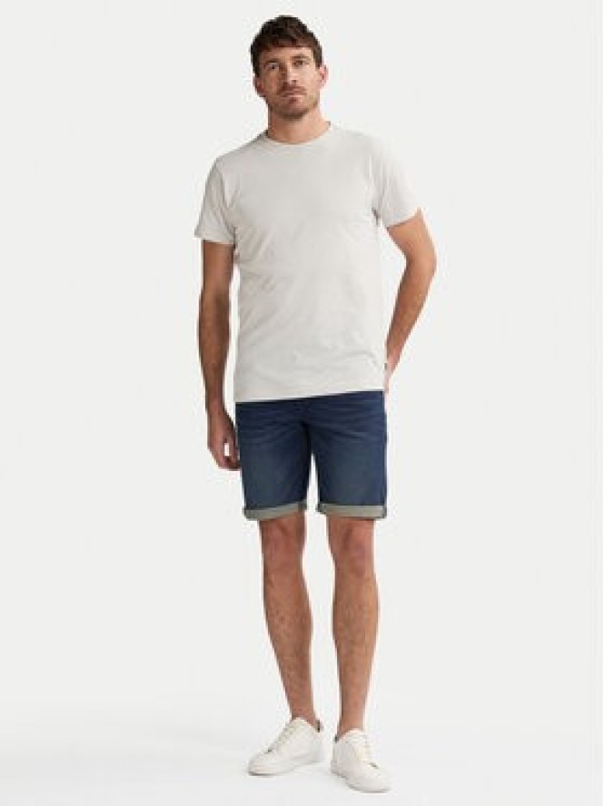 Petrol Industries Szorty jeansowe M-ROS-SHO001 Granatowy Slim Fit