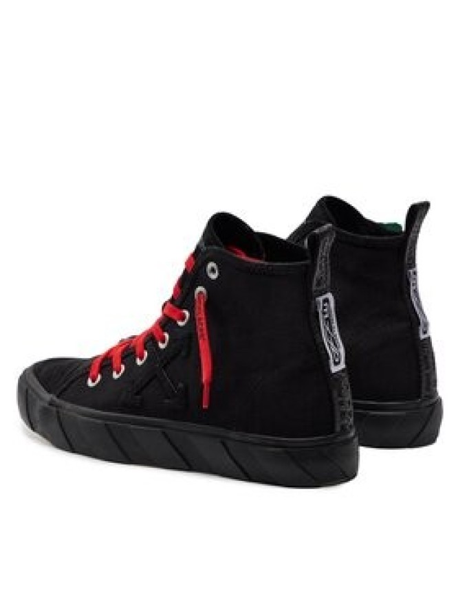 Off-White Trampki Mid Top Vulcanized Canvas IA119S22LEA0011010 Czarny