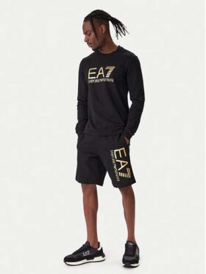 EA7 Emporio Armani Szorty sportowe 7M001414 AF22266 MC004 Czarny Regular Fit