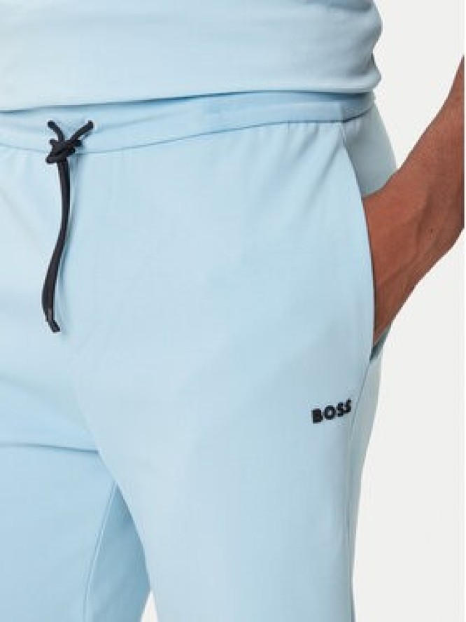 BOSS Szorty sportowe Zone 50543091 Błękitny Regular Fit