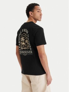 Quiksilver T-Shirt Evo Learning From Nature EQYZT08265 Czarny Regular Fit