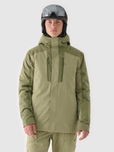 4F Kurtka narciarska membrana 10000 męska - khaki L