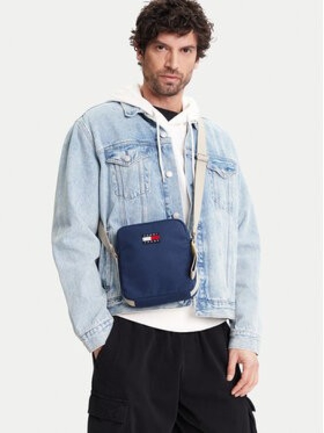 Tommy Jeans Saszetka Retro Cool Reporter AM0AM13277 Granatowy