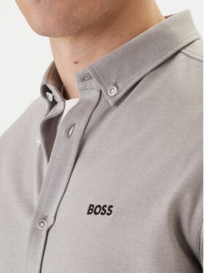 BOSS Koszula ST Motion 50555946 Szary Regular Fit