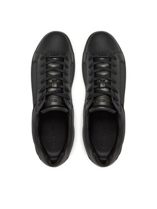Calvin Klein Sneakersy Low Top Lace Up Eyelet Jaq Mono HM0HM01815 Czarny