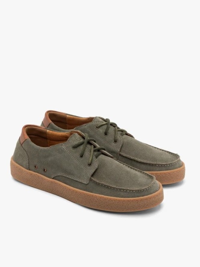 Welurowe półbuty męskie w stylu casual