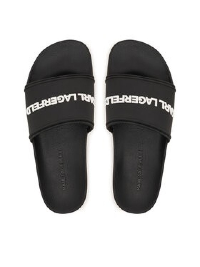 KARL LAGERFELD Klapki Kondo II KL70004C Czarny