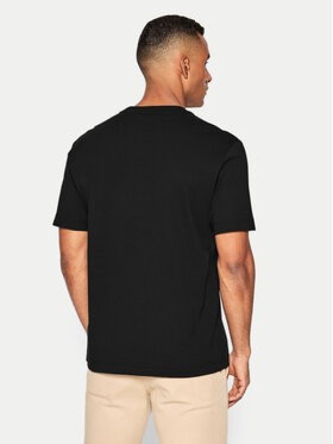 Calvin Klein T-Shirt Micro Logo Interlock K10K109894 Czarny Regular Fit