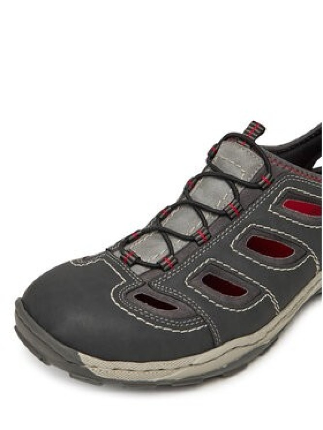 Rieker Półbuty 08065-46 Szary