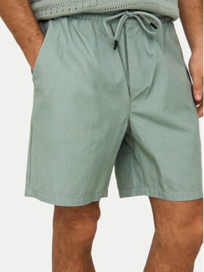 Only & Sons Szorty materiałowe Tel 22027949 Zielony Regular Fit