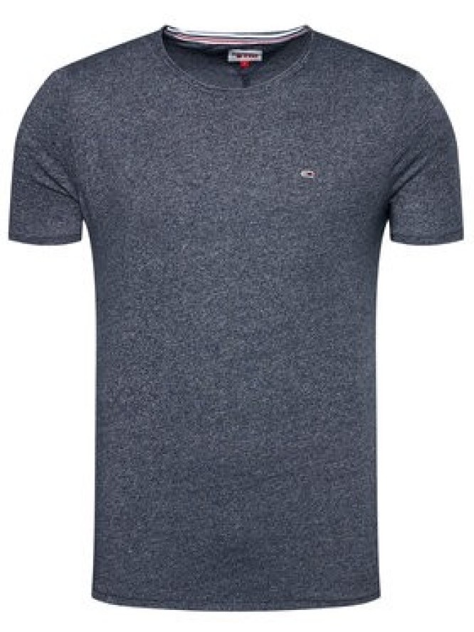 Tommy Jeans T-Shirt Jaspe DM0DM09586 Granatowy Slim Fit