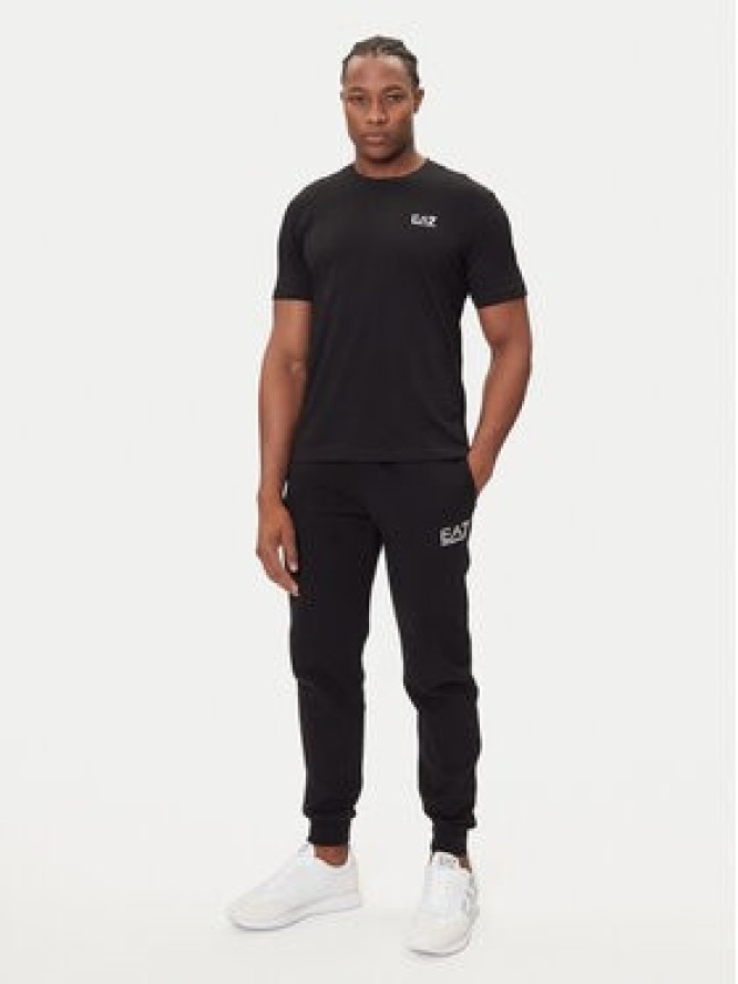 EA7 Emporio Armani T-Shirt 7M000567 AF10375 MC001 Czarny Regular Fit