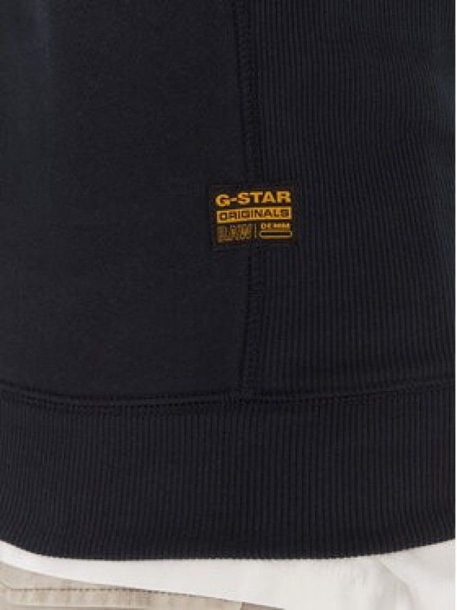 G-Star Raw Bluza Premium Core D16121-C235 Granatowy Regular Fit