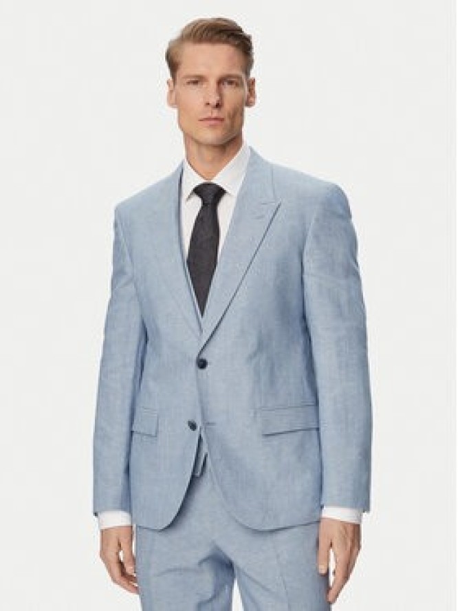 HUGO Garnitur Henry 50559672 Niebieski Slim Fit