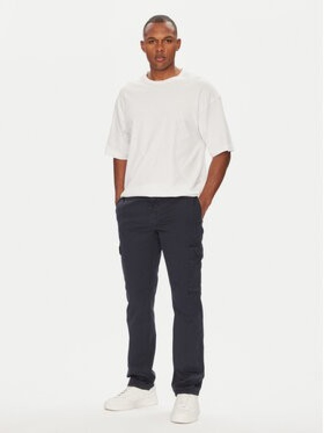 Tommy Hilfiger Spodnie materiałowe Denton MW0MW39695 Granatowy Straight Fit