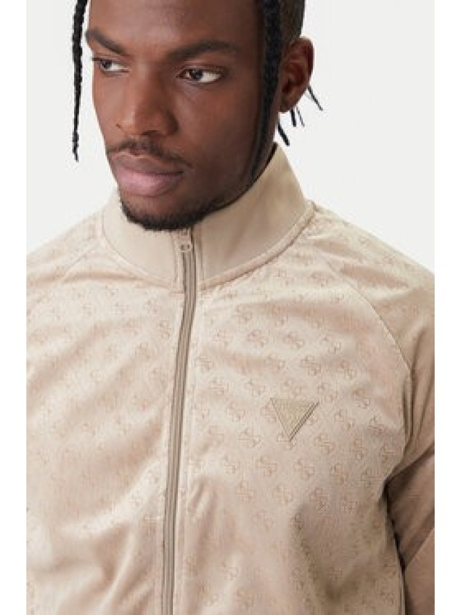 Guess Bluza Z6RQ01 KD612 Beżowy Regular Fit