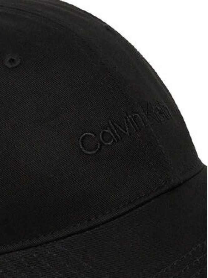 Calvin Klein Czapka z daszkiem Logo Embroidery LV04D5003G Czarny