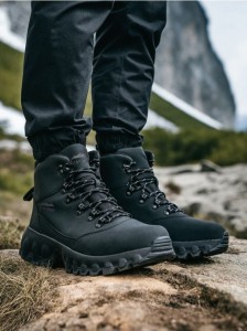 Trapery za kostkę - czarny