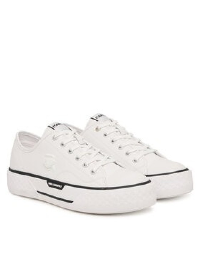 KARL LAGERFELD Trampki Kampus Max III KL50470N Biały