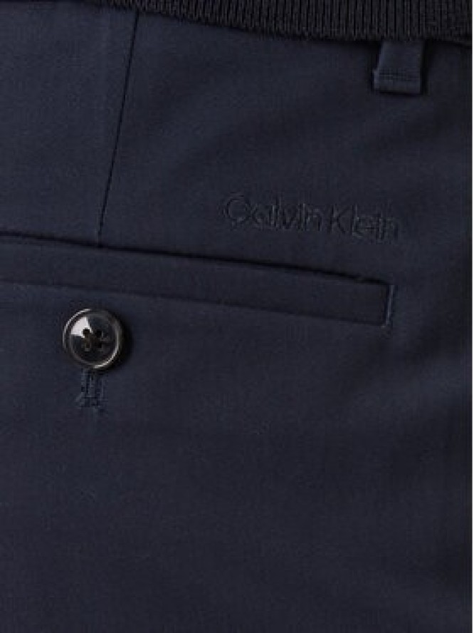 Calvin Klein Szorty materiałowe LV04LF622G Granatowy Slim Fit