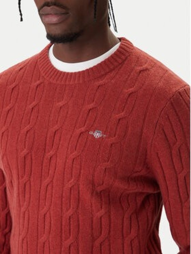 Gant Sweter 8050213 Czerwony Regular Fit