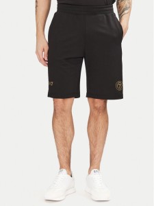 EA7 Emporio Armani Szorty sportowe 7M000260 AF13526 UC001 Czarny Regular Fit