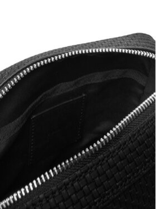 Calvin Klein Saszetka Embossed Woven Reporter LV04D3208G Czarny