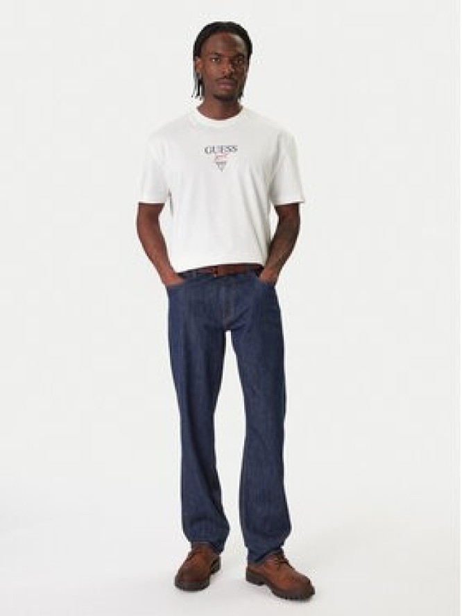 Guess Jeans Jeansy M6RA1B D002G Granatowy Relaxed Fit