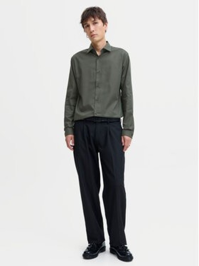 Jack & Jones Koszula Parker 12227385 Zielony Slim Fit