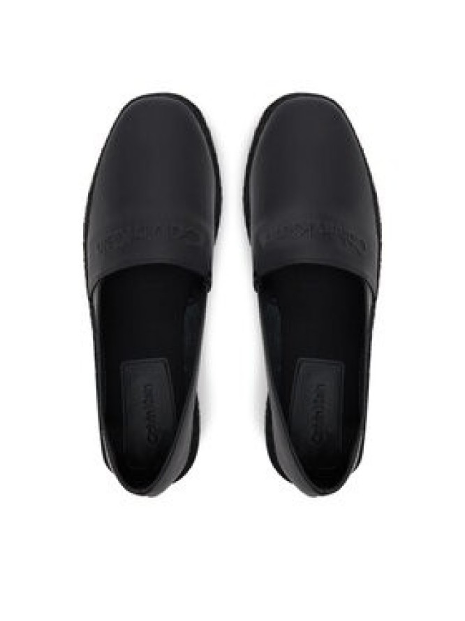 Calvin Klein Espadryle Espadrille Lth HM0HM01882 Czarny