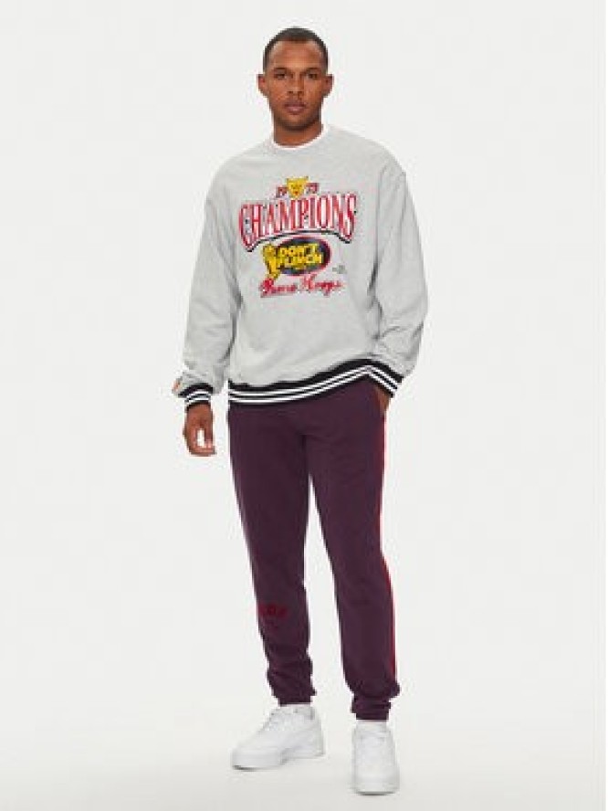 Puma Spodnie dresowe T7 PLAY.PARIS 626768 44 Bordowy Regular Fit