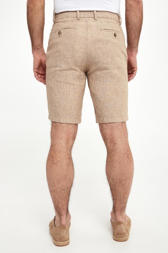 Bermudy męskie lniane PAUL&SHARK