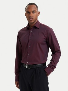 BOSS Koszula H-Joe 50560583 Bordowy Regular Fit