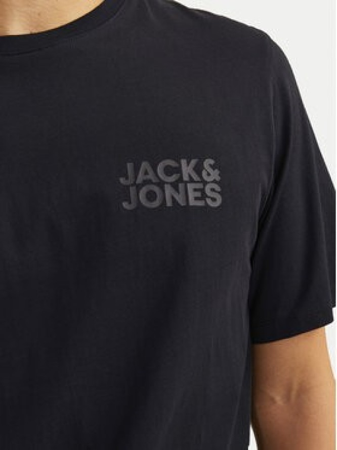 Jack & Jones T-Shirt Corp Logo 12151955 Czarny Standard Fit
