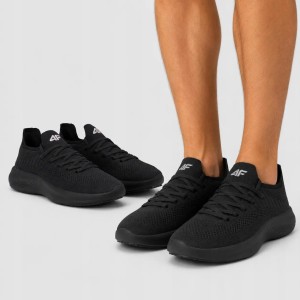 BUTY MĘSKIE 4F OBUWIE SPORTOWE OUTDOOROWE CZARNE 46 M120 SS26